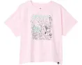 Футболка adidas Kids Drop Shoulder с графическим принтом и свободным кроем