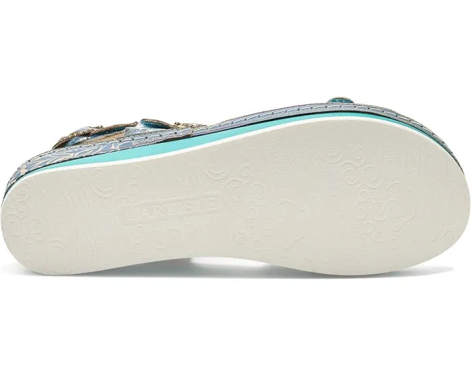 L'Artiste by Spring Step Яркие сандалии Offtrak с цветочным принтом на платформе