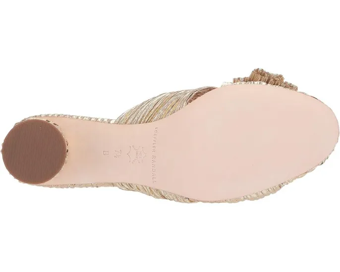 Босоножки-мюли Loeffler Randall Emilia с плиссировкой и узлом