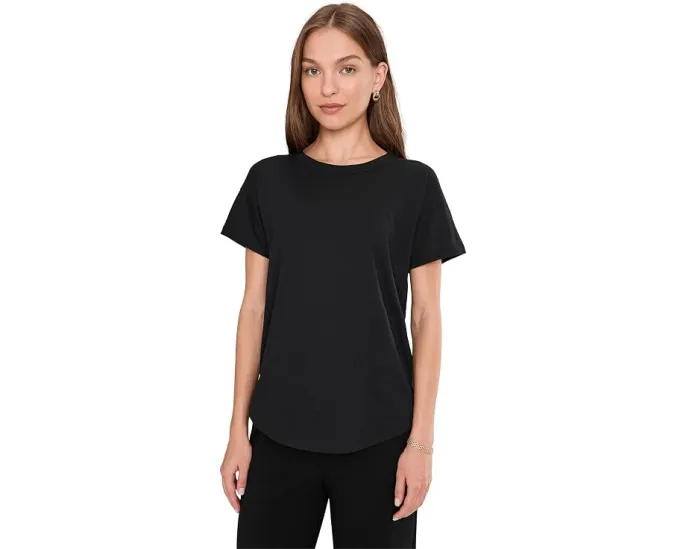 Хлопковая футболка Madewell Whisper Rib с круглым вырезом