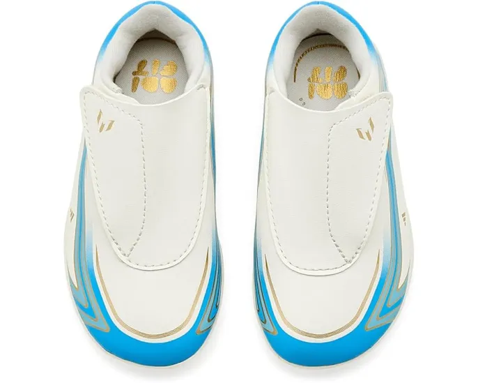 Детские бутсы Adidas F50 Messi Club на липучке для твердого и смешанного грунта