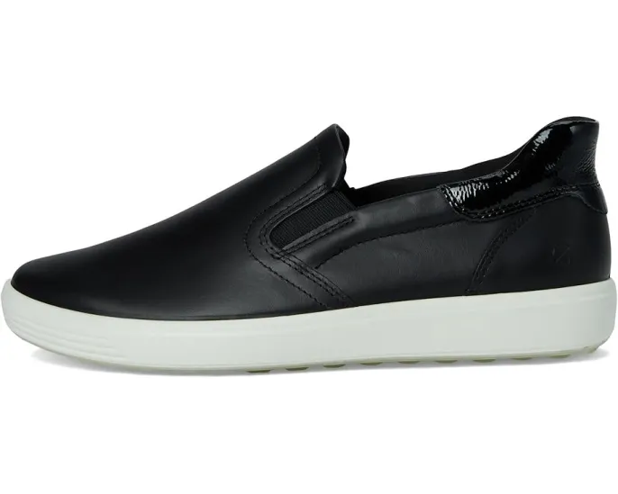 Кроссовки ECCO Soft 7 Easy Slip-On с эластичными вставками и технологией FLUIDFORM