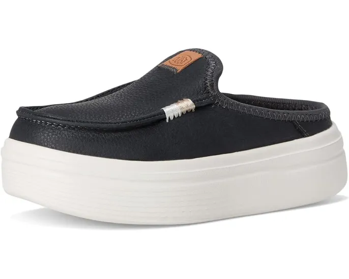 Детские кроссовки Hey Dude Kids Austin Lift Y Leather на платформе с гибкой подошвой