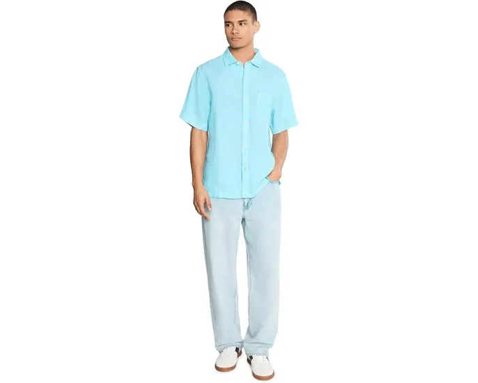 Льняная рубашка Tommy Bahama S/S Paradise Breezer с боковыми разрезами