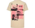 Hurley Kids футболка Blocks Graphic с принтом на груди и спине