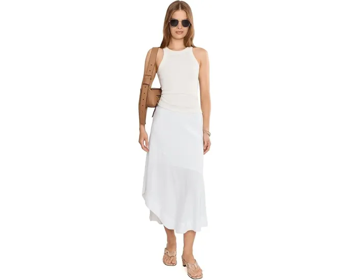 Юбка NIC+ZOE Petite Long Engagement Rumba Linen миди из льна