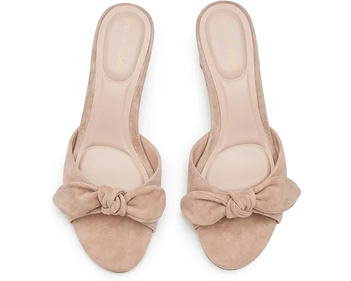 Босоножки Pelle Moda Eaden с бантом и каблуком из джута
