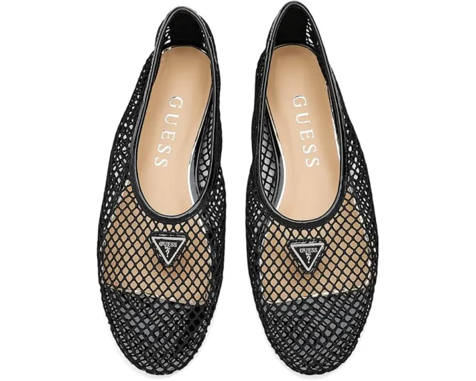 Балетки GUESS Aylora с сетчатыми вставками и логотипом