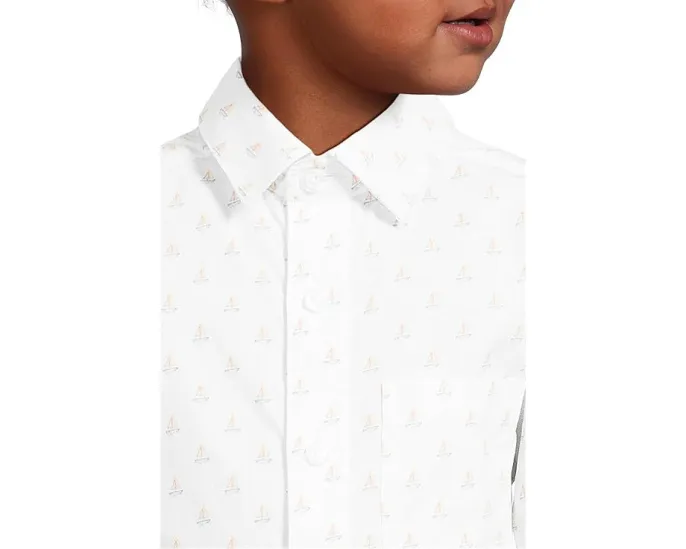 Детская рубашка Appaman Kids Standard с принтом и длинным рукавом