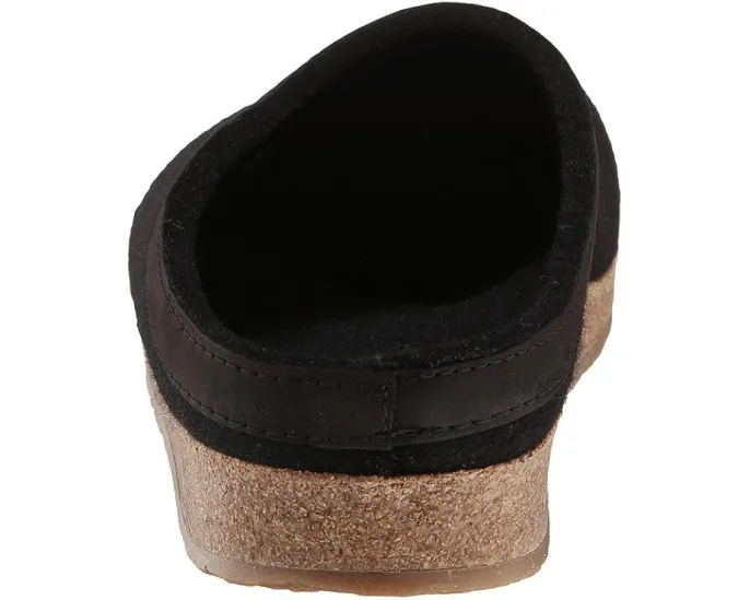 Клоги Haflinger GZL Leather Trim Grizzly с кожаной окантовкой