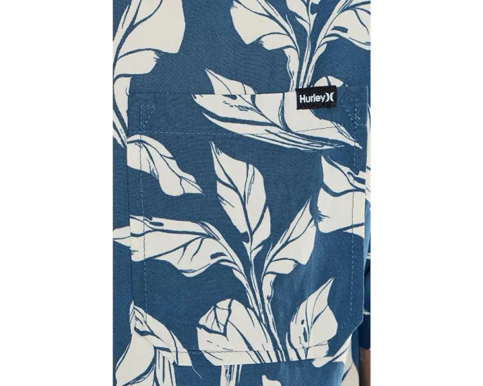 Hurley Aero Рубашка с коротким рукавом и принтом по всей поверхности