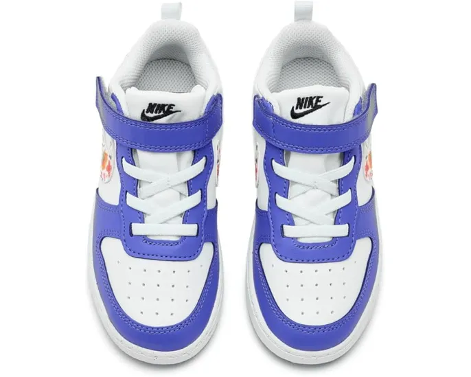 Кроссовки Nike Kids Court Borough Low FL для малышей на липучке