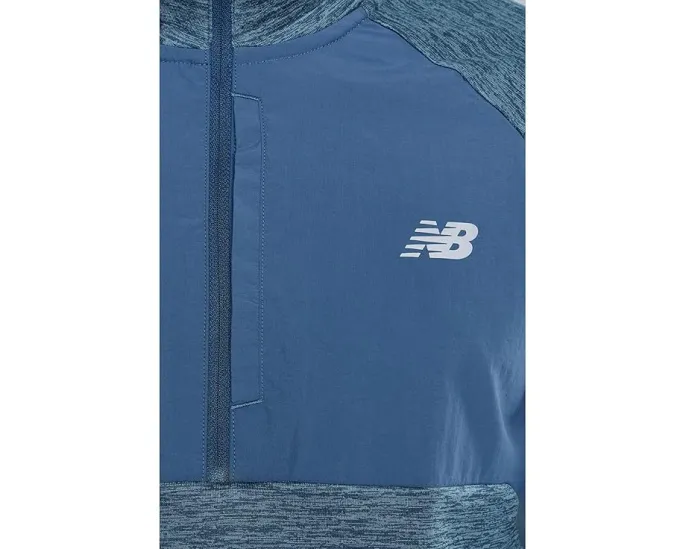 Кофта New Balance Athletics Heat Grid 1/2 Zip с технологией обогрева