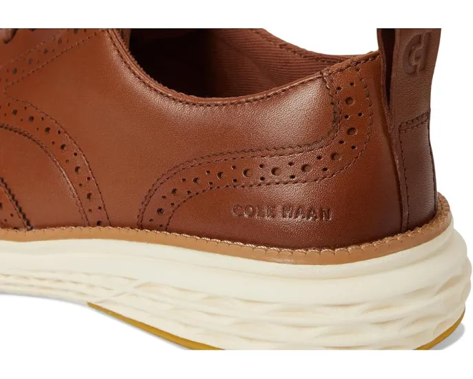 Оксфорды Cole Haan Grand Hurrion Wing Tip с кожаным верхом и подошвой EVA