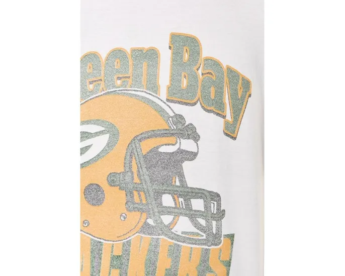 Футболка Junk Food Clothing Green Bay Packers с ретро-шлемом