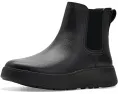 Chelsea-ботинки FitFlop F-Mode Stitch Warm из состаренной кожи с подошвой Microwobbleboard
