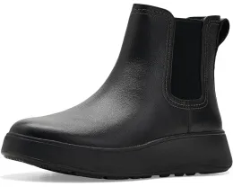 Chelsea-ботинки FitFlop F-Mode Stitch Warm из состаренной кожи с подошвой Microwobbleboard