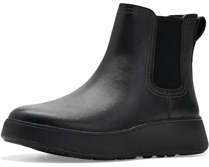 Chelsea-ботинки FitFlop F-Mode Stitch Warm из состаренной кожи с подошвой Microwobbleboard
