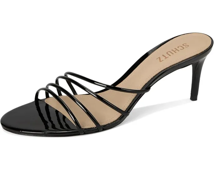 Босоножки Schutz Inez Mule на шпильке с открытым мысом и стяжками