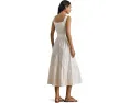 Платье-трапеция Lauren Ralph Lauren Belted Jersey Broadcloth с поясом из хлопка