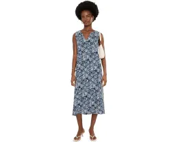 Платье NIC+ZOE Shibori Lilies Cora индиго мульти