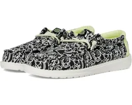 Hey Dude Kids Wally Space Glow детские кроссовки с дышащим текстильным верхом