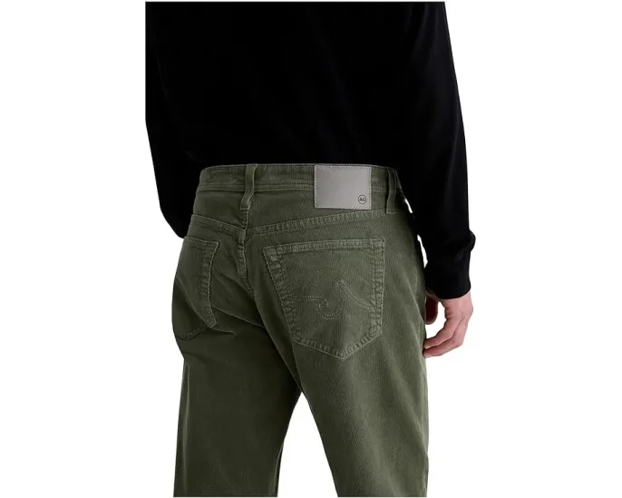 Брюки AG Jeans Everett Slim Straight из вельвета с зауженным низом