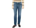 Джинсы Sandra Low Rise Slim Straight с низкой посадкой и прямым кроем в цвете 10 Years Illiad от AG Jeans