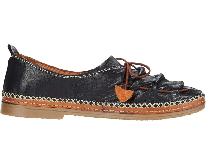 Лоферы Spring Step Berna из кожи с круглым носком и декоративной строчкой