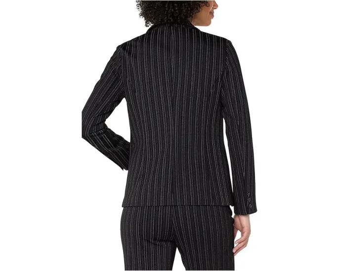 Приталенный жакет Liverpool Los Angeles в полоску с жаккардом