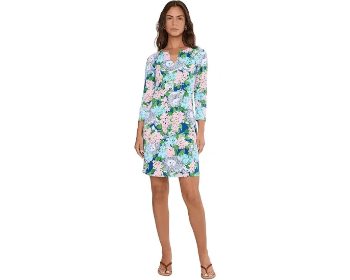 Платье Lilly Pulitzer Nadine с защитой UPF 50+ и влагоотводящей тканью ChillyLilly