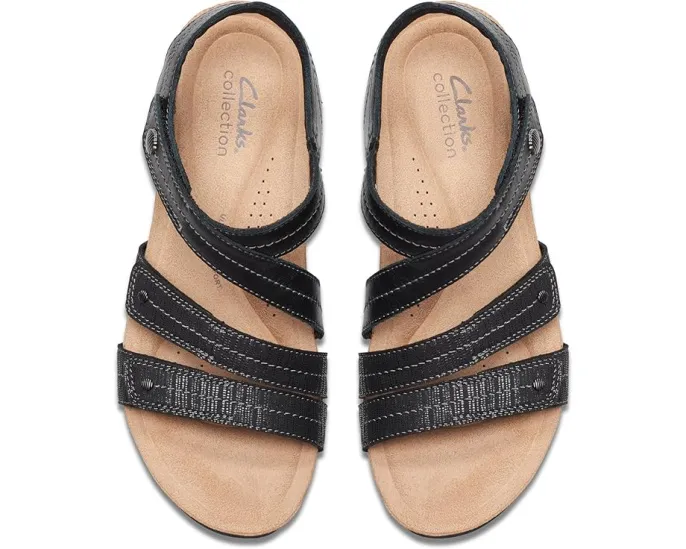 Босоножки Clarks Calenne Clara на клине с ремешками из кожи