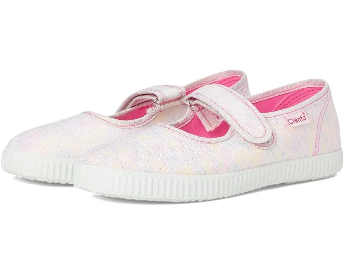 Детские туфли-слипоны Cienta Kids Shoes 56083 с металлическим блеском