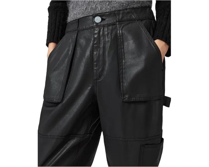 Брюки AllSaints Mila Denim с прямыми штанинами и карго карманами