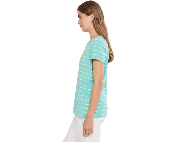 Футболка L.L.Bean Soft Stretch Supima с круглым вырезом и полосками