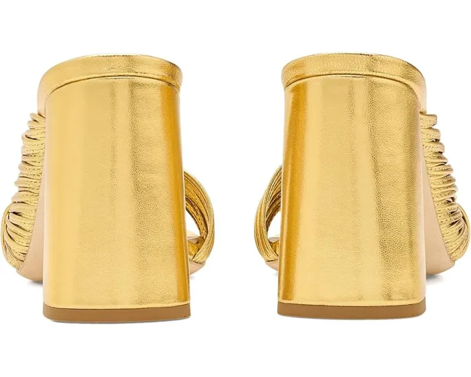 Туфли Badgley Mischka Winslow слипоны с открытым носком и квадратным каблуком