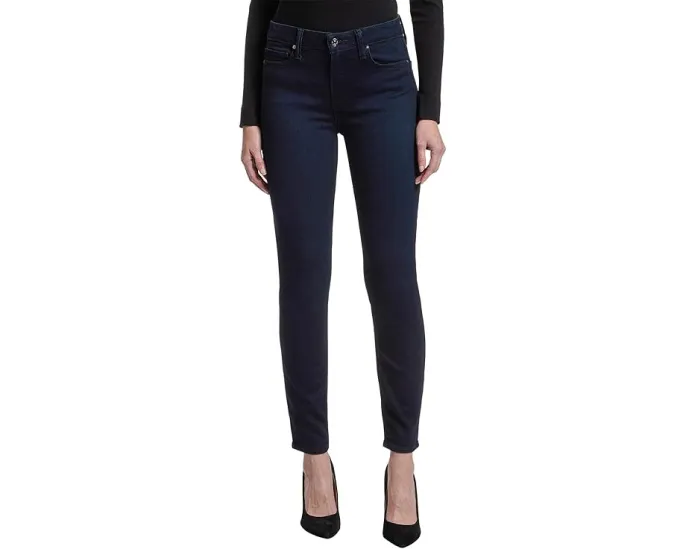 Джинсы Paige Hoxton Ankle Seamed Beltloops In Thames с завышенной талией и скинни-крой