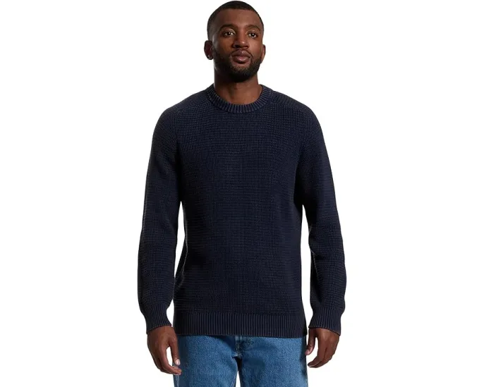 Свитер Textured Washed Cotton с круглой горловиной и фактурной поверхностью от L.L.Bean