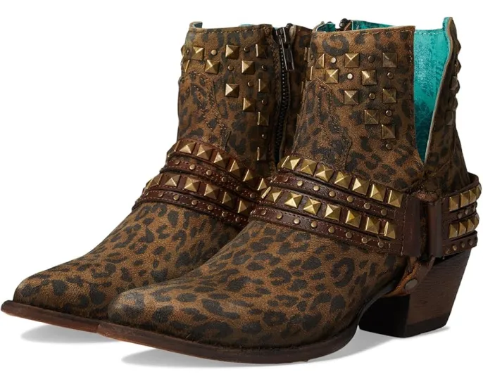 Corral Boots ботинки Z2027 с принтом леопард и молнией