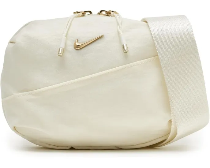 Сумка кроссбоди Nike Aura объемом 2 л с двумя отделениями на молнии и регулируемым ремнем