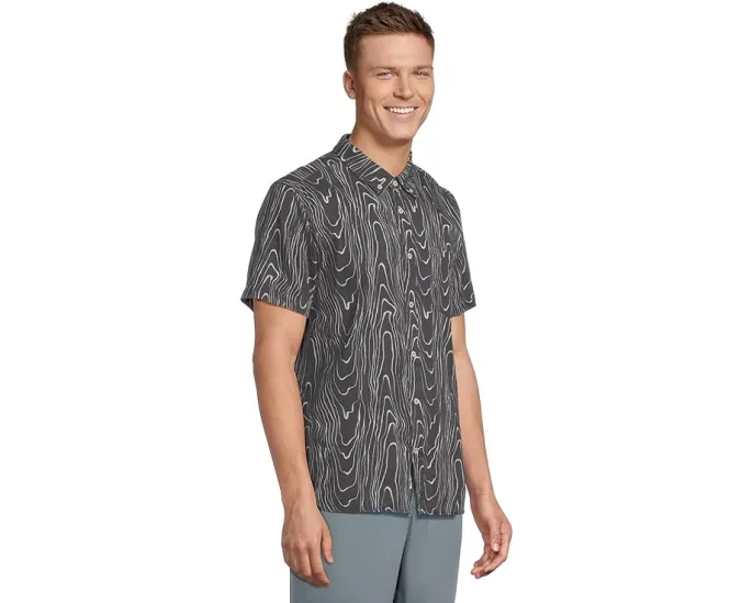 Рубашка Chubbies The Fault Line из хлопка с принтом и эластаном