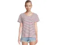 Футболка Vineyard Vines Slub Jersey Relaxed Tee с полосками и круглым вырезом