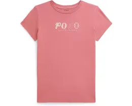 Детская футболка Polo Ralph Lauren с логотипом из хлопкового джерси для малышей и детей младшего возраста