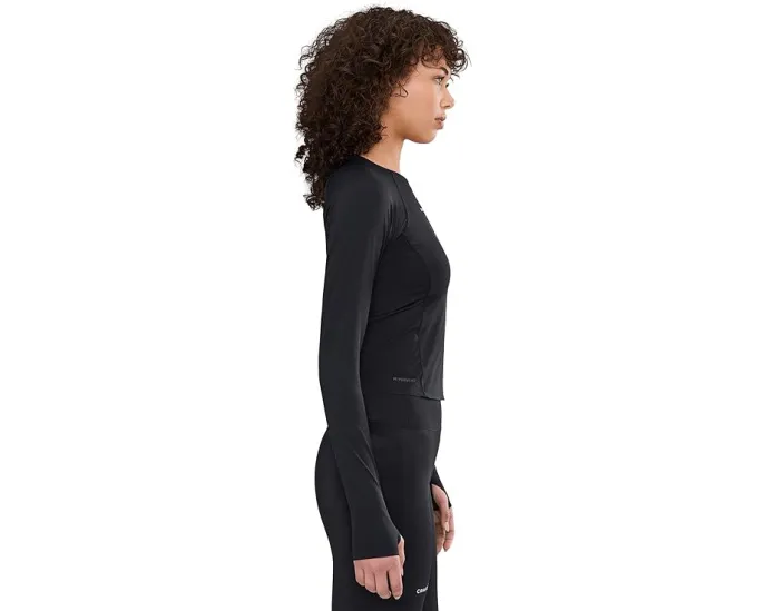 Лонгслив Craft Hypervent Tight Long Sleeve облегающий с отверстиями для больших пальцев