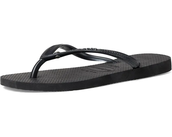 Шлепанцы Havaianas Slim Crystal SW II с кристаллом на ремешке