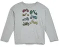 Футболка Chaser Kids с принтом мотоцикла и длинным рукавом