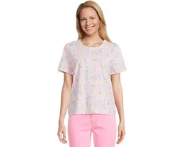 Трикотажный топ Lilly Pulitzer Barreto Knit с принтом и пуговицами