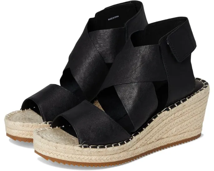 Босоножки на танкетке Eileen Fisher Willow с ремешком на щиколотке и открытым носком