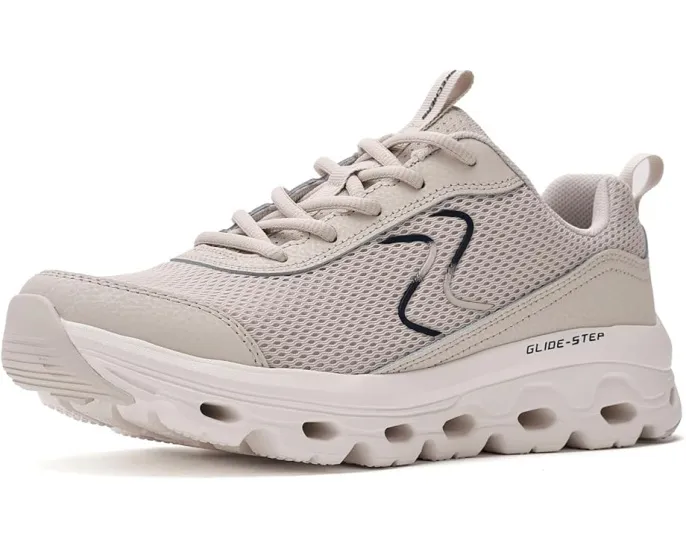 Кроссовки SKECHERS Glide Step Sole для активного отдыха с сетчатым верхом