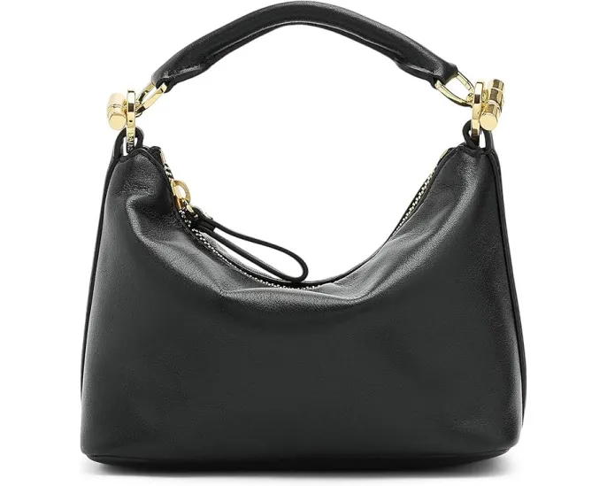 Мини плечевая сумка Lauren Ralph Lauren из кожи наппа с регулируемым ремнем